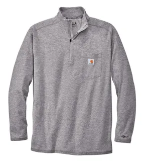 Carhartt - Men's 1/4-Zip Relaxed Fit Long Sleeve T-Shirt