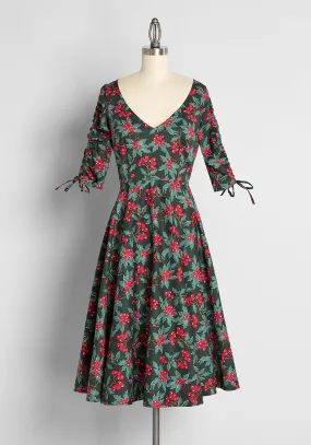 Decking The Halls Swing Dress