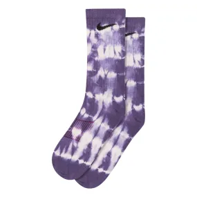 Essential Extras Tie Dye Socks Purple