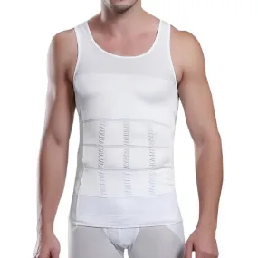 Men's Body Shaper Slimming Shirt Tummy Waist Vest