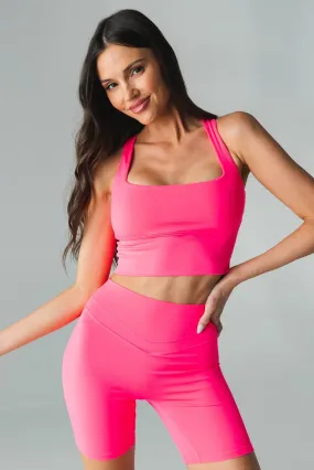 Vitality Pulse™ Racer Longline - Neon Pink