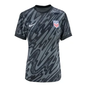 Women's Nike USMNT 2024 Stadium Short Sleeve Goalkeeper Jersey